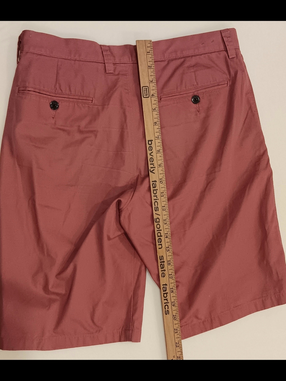 J. Crew Men's Flat Front Chino Shorts in Rose
